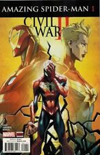Civil War II Amazing Spider-Man Comic 1 Cover A 2016 Gage Foreman Lopez Marvel
