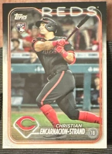 2024 Topps Series 1 CHRISTIAN ENCARNACION-STRAND RC - Reds #219 - Picture 1 of 2