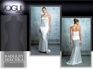 Vestido Badgley Mischka patrón de costura U-Pick talla 6-22 Vogue 2838 NUEVO FUERA DE STOCK - Imagen 1 de 3