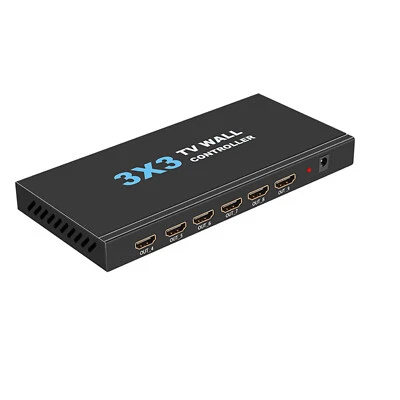 3x3 4K HDMI Video Wall Processor HD TV Matrix Controller Splitter 3x4/4x3/4x4 - Image 1 of 4
