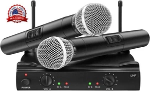 Kit De Microfonos Inalambricos Para Karaoke Fiesta Equipo De Musica Profecional - Picture 1 of 8