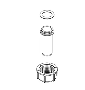 Moen 183961 Service 3/4" Einlass-Kit nur für digitale Thermostat-Dusche S3104 - Bild 1 von 2