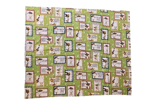 Panel de tela de colección raro Daisy Kingdom MITZY EL PATO Beth Yarbrough - Imagen 1 de 2