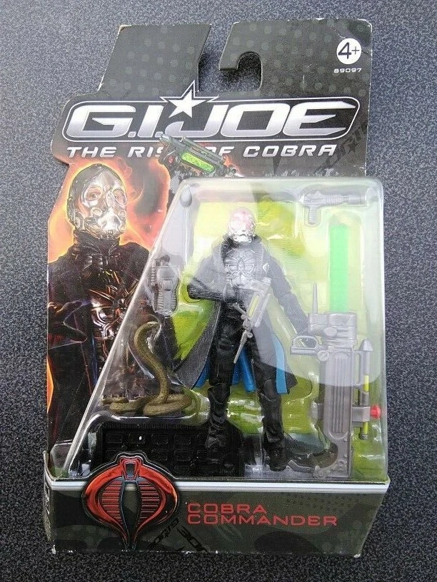 ACTION FIGURE - G.I.JOE The rise of Cobra - COBRA COMMANDER - HASBRO 2008 NUOVO - Immagine 1 di 3