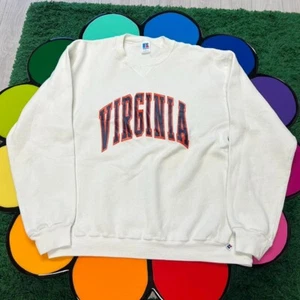 VTG Russell Athletic University Of Virginia Cavaliers Crewneck Sweater - Picture 1 of 8