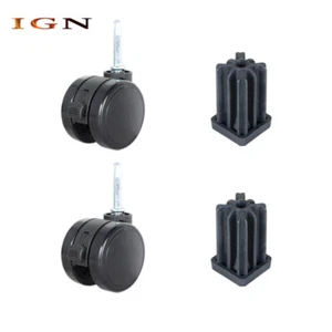 2 PCS Gas Grill Replacement Caster Wheel Fits Genesis, Summit, Silver, Spirit - Picture 1 of 14