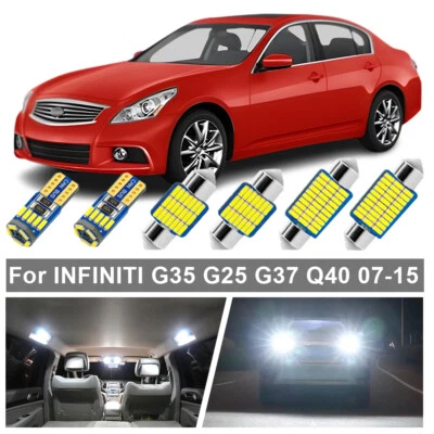 Interior LED Light Canbus Reverse Lights for INFINITI G35 G25 G37 Q40 2007-2015 Foto 1 de 4