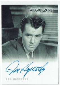Twilight Zone Rod Serling Ed. Autograph Card A-155 Ron Hagerthy as Ben Auto