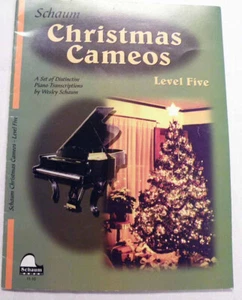 Cancionero educativo para piano Schaum Christmas Cameos (nivel 5) - Imagen 1 de 3