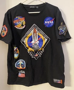 8 Stück NASA Shuttle STS-133, 134, 135 Space Program Mission Patches auf Trikot - Bild 1 von 10