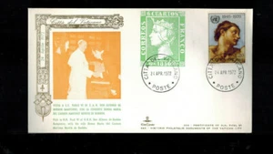 FDC-1811 ** VATIKAN 1972 ** BORBON PRÄSIDENT BESUCH FDC ** UNADRESSIERT - Bild 1 von 2