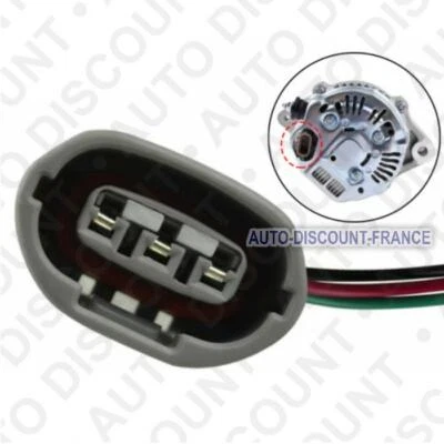 CONNECTEUR FICHE PRISE ALTERNATEUR DENSO POUR TOYOTA SUZUKI - Image 1 of 4