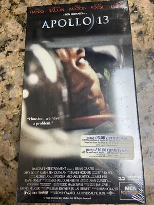Vintage Apollo 13 NASA Space Factory Sealed VHS Rare MINT Tom Hanks - Image 1 of 4