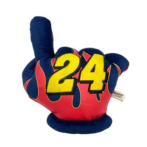 Dedo de mano de felpa #1 Jeff Gordon NASCAR #24 Hendrick Motorsports de colección - Imagen 1 de 11