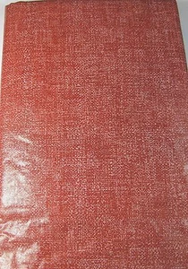 Red Flannel Back Vinyl Tablecloths 52 x 90 Oblong - Picture 1 of 2