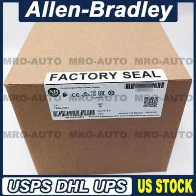 New Factory Sealed AB 1756-PB75 ControlLogix 24V DC Power Supply US Free Tax - Image 1 of 3
