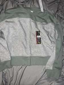 Girls, Gray, & Light Green Sweater  - Picture 1 of 1