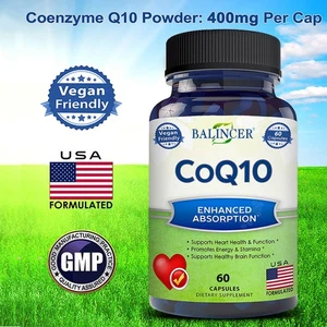 Balincer Co Q-10 400 mg - 60 cápsulas de liberación rápida - Imagen 1 de 9