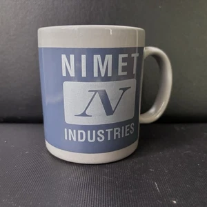 Nimet Industries mug South Bend Indiana Nituff NiCoTef gray silver blue - Bild 1 von 5