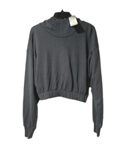 Adidas Sudadera con Capucha Corta Para Mujer Talla XS Gris Atlético Informal Pullover Multideporte Nueva - Imagen 1 de 5