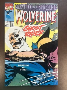 Wolverine and Ghost Rider: Baptism of Fire #65 1990 Marvel Comics - Picture 1 of 3