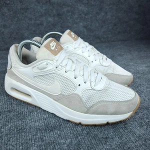 Nike Air Max SC Summit Shoes Womens Size 8 White Beige Suede CW4554-108 Sneakers - Picture 1 of 18