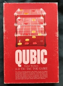 Vintage Qubic 3D Tic Tac Toe By Parker Brothers Incomplete For Parts - Picture 1 of 4