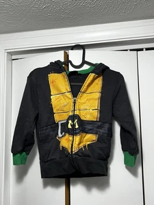 Teenage Mutant Ninja Turtles Boy’s Hoodie W/ Mesh Eyes - TMNT Michelangelo - Picture 1 of 5