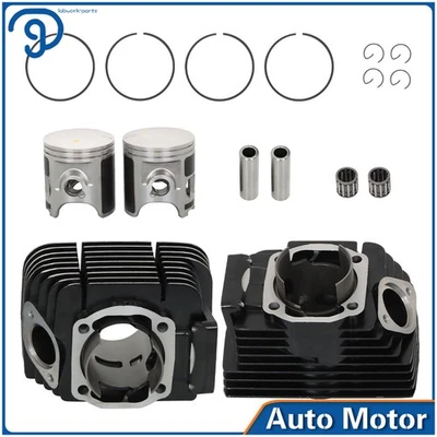 Nuevo kit de reconstrucción de cilindros pistones anillos pasadores para Yamaha Rd350 1973-1975 Foto 1 de 4