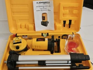 Johnson Level & Tool Self-Adjusting Laser Level 9320 & 9100 No Bubble Levels - Picture 1 of 14