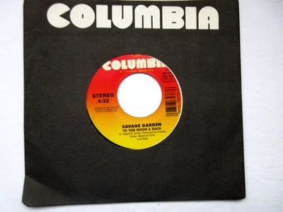 SAVAGE GARDEN - TO THE MOON AND BACK - EX+ 45 RPM RECORD Foto 1 de 4