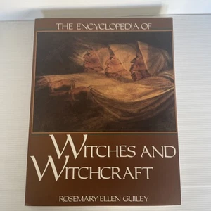 The Encyclopedia of Witches & Witchcraft - Rosemary Ellen Guiley Large P/B Book - Picture 1 of 11
