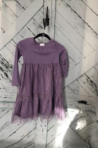 Hanna andersson size 120 6/7 purple Dress girls - Picture 1 of 4