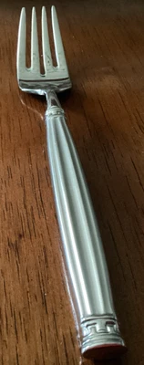 OLYMPIA Salad Fork Oneida LTD Stainless 7 1/8" Flatware 18/10 Korea Used - Image 1 of 4