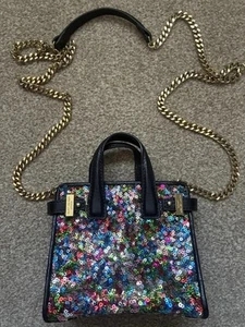 Kurt Geiger Sequin Bag Multi Coloured Extra-Small Mini Crossbody - Picture 1 of 15