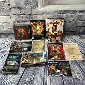 EverQuest II 2004 Sony PC Adventure Game 10 Disks - Includes Map Manual Box Set - Picture 1 of 15