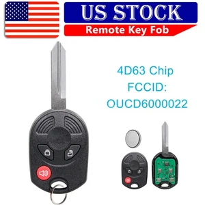 For 2006 2007 2008 2009 2010 2011 2012 Ford Fusion Remote Control Key Fob 315Mhz - Picture 1 of 7