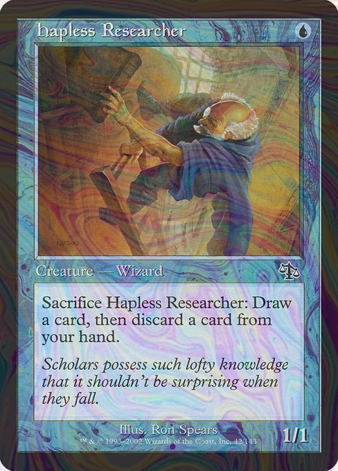 Foil Hapless Researcher - Judgment | MTG Card - Image 1 of 1