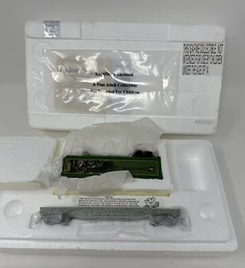 Hawthorn Village Bachmann HO John Deere Flatbed Car with Transport Trailer COA - Picture 1 of 11