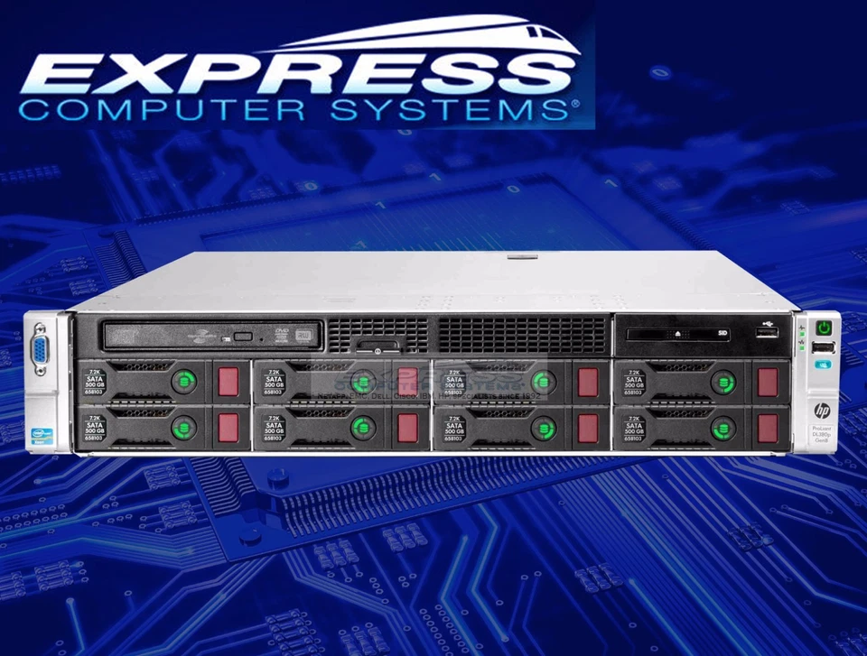 HP ProLiant DL380p G8 Gen8 E5-2650 2GHz 8-Core 48GB 8x 3.5" LFF - Image 1 of 1