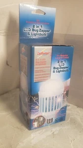 Zap Master ZM400 2 in 1 LED Lightbulb and Bug Zapper, White - Picture 1 of 7