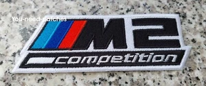 Parche bordado cosido emblema trasero BMW M2 Competition (F87) "M2" - Imagen 1 de 1