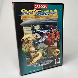 Street Fighter II': Special Champion Edition (Sega Genesis, 1993) ¡Completo en caja original! - Imagen 1 de 4