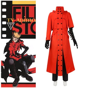 Cosplay TRIGUN STAMPEDE Red Costumes Halloween Carnival Masquerade Suits Outfits - Picture 1 of 10