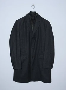 HUGO BOSS Mens Szoran Insulated Winter Wool Coat Jacket Size 50 US40R - Picture 1 of 12