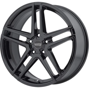 4 Wheels 17" AR907 17x7.5 5x114.3 Gloss Black 42ET 72.6CB (AR90777512342) - Picture 1 of 3