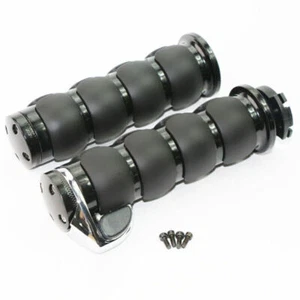 Black 1Inch Hand Grips For Suzuki Intruder VS VL 800 1400 1500 GL GLP Volusia - Bild 1 von 6