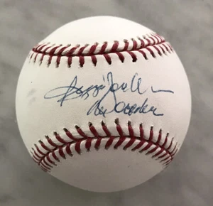 REGGIE JACKSON AUTO AUTOGRAPH SIGNED OML BASEBALL MR OCTOBER YANKEES JSA HOF - Picture 1 of 3