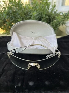 Vintage Christian Dior Miss Diorella/N Shield 22GHY 125 Dior Sunglasses Y2K - Picture 1 of 9