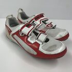 Pearl Izumi Tri Fly Red White Carbon Cycling Shoe Cleats Women's EUR 39 size 8